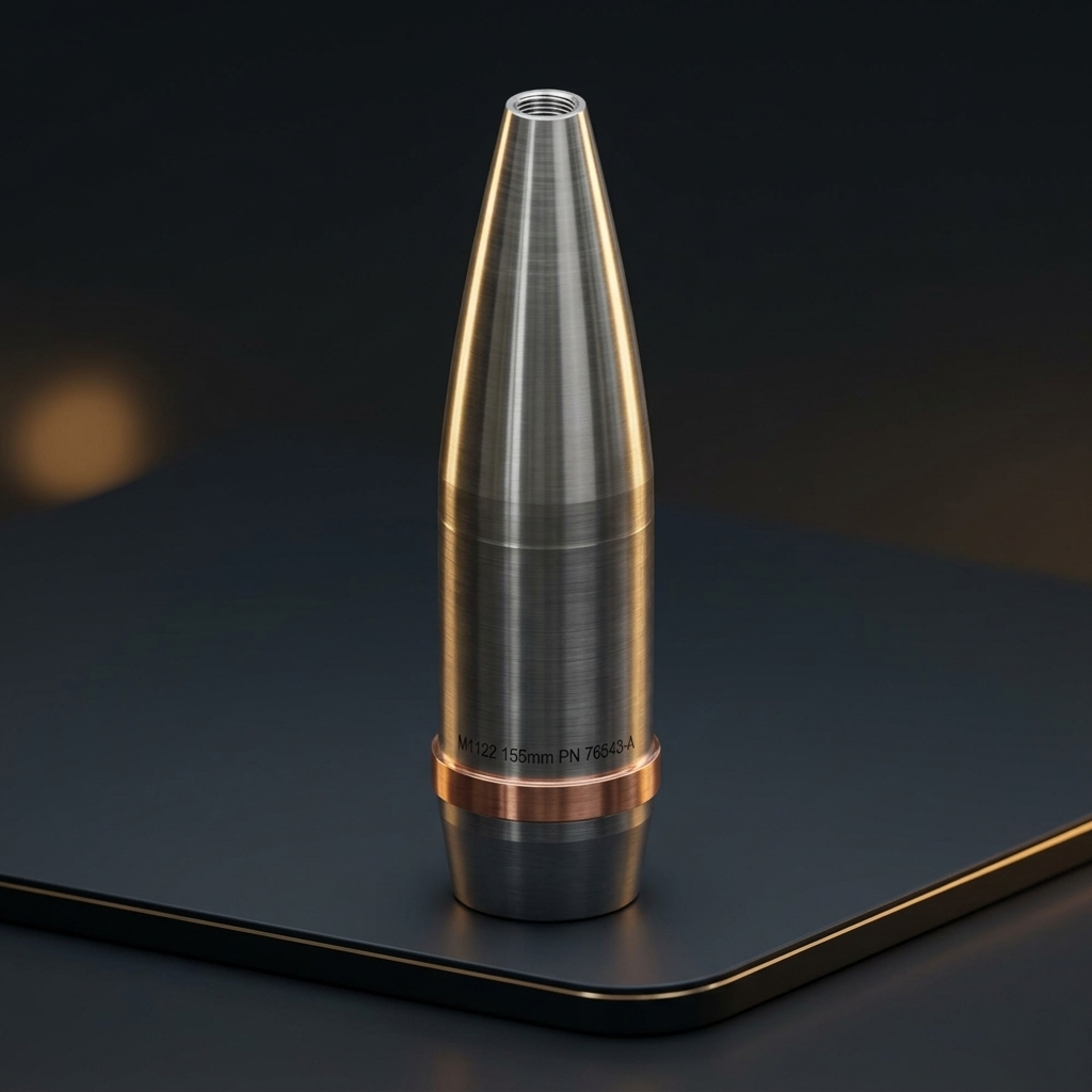 155mm HE Artillery Shell Body (Forged & Machined)
